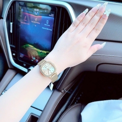 Guess Mặt Vuông |Nữ Giới |Dây Mesh Lưới Rose Gold |Máy Pin (Quartz) |Size 32mm