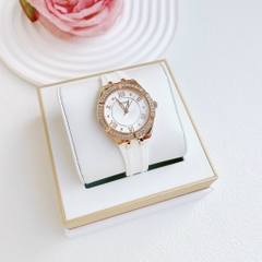 Guess Modern |Nữ Giới |Rose Gold |Dây Sillicone Trắng |Máy Pin (Quartz) |Size 36mm
