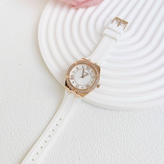 Guess Modern |Nữ Giới |Rose Gold |Dây Sillicone Trắng |Máy Pin (Quartz) |Size 36mm