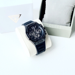 Guess Momentum |Nam Giới |Chronograph |Dây Sillicone Đen |Máy Pin (Quartz) |Size 44mm