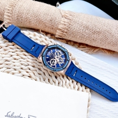 Guess Momentum |Nam Giới |Chronograph |Dây Sillicone Xanh Dương |Máy Pin (Quartz) |Size 44mm