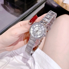 Guess Montage |Nữ Giới |Mặt Đính Đá |Dây Kim Loại Trắng Silver |Máy Pin (Quartz) |Size 34mm