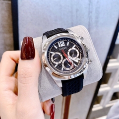 Guess Multi-function |Nam Giới |6 Kim |Dây Silicone Màu Đen |Máy Pin (Quartz) |Size 44mm