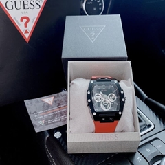 Guess Phoenix |Nam Giới |Chronograph |Dây Cao Su Đỏ |Máy Pin (Quartz) |Size 43x51mm