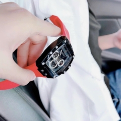 Guess Phoenix |Nam Giới |Chronograph |Dây Cao Su Đỏ |Máy Pin (Quartz) |Size 43x51mm
