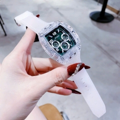 Guess Phoenix |Nam Giới |Chronograph |Xanh Lá |Dây Sillicone Trắng |Máy Pin (Quartz) |Size 43x51mm