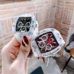 Guess Phoenix |Nam Giới |Chronograph |Xanh Lá |Dây Sillicone Trắng |Máy Pin (Quartz) |Size 43x51mm