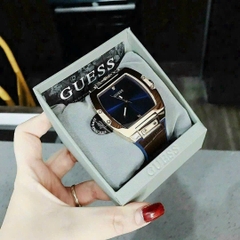 Guess Phoenix |Nam Giới |Mặt Xanh Dương |Dây Cao Su Nâu |Máy Pin (Quartz) |Size 43x51mm