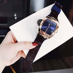 Guess Phoenix |Nam Giới |Mặt Xanh Dương |Dây Cao Su Nâu |Máy Pin (Quartz) |Size 43x51mm