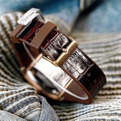 Guess Phoenix |Nam Giới |Mặt Xanh |Dây Cao Su Nâu |Máy Pin (Quartz) |Size 43x51mm