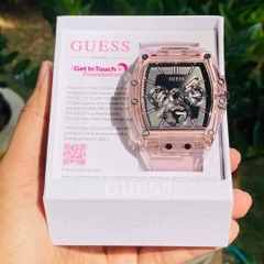 Guess Phoenix |Unisex |Chronograph |Dây Sillicone Hồng |Máy Pin (Quartz) |Size 43x51mm