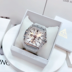 Guess Phoenix |Unisex |Chronograph |Dây Sillicone Trắng |Máy Pin (Quartz) |Size 43x51mm