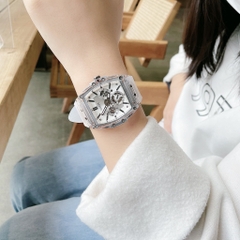 Guess Phoenix |Unisex |Chronograph |Dây Sillicone Trắng |Máy Pin (Quartz) |Size 43x51mm