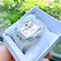 Guess Phoenix |Unisex |Chronograph |Dây Sillicone Trắng |Máy Pin (Quartz) |Size 43x51mm