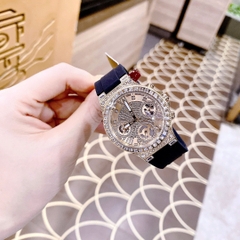 Guess Resistance |Cặp Đôi |Vàng Gold |Dây Silicone Màu Đen |Size 44x36mm