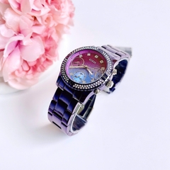 Guess Sporty-Purple |Nữ Giới |Đính Đá |Dây Kim Loại Màu Tím |Máy Pin (Quartz) |Size 38mm