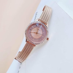 Guess Willow |Nữ Giới |Đính Đá |Dây Lưới Rose Gold |Máy Pin (Quartz) |Size 38mm