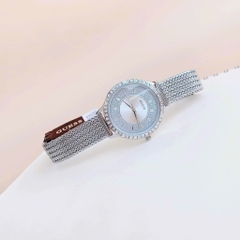 Guess Willow |Nữ Giới |Đính Đá |Dây Lưới Trắng Silver |Máy Pin (Quartz) |Size 38mm