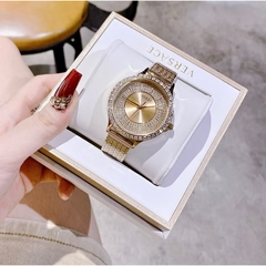 Guess Willow |Nữ Giới |Đính Đá |Dây Lưới Vàng Gold |Máy Pin (Quartz) |Size 38mm