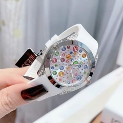Guess Wonderlust |Nữ Giới |Đính Đá Nhiều Màu |Dây Sillicone Trắng |Máy Pin (Quartz) |Size 38mm