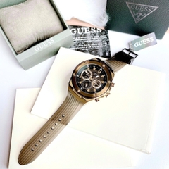 Guess Multi-Function |Nam giới |Mặt Tròn |Dây Sillicone Đen |Máy Pin (Quartz) |Size 46mm