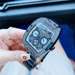 Guess Phoenix |Nam giới |Chronograph |Đính Đá |Dây Kim Loại Đen |Máy Pin (Quartz) |Size 43mm