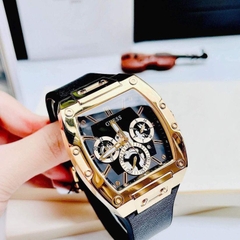 Guess Phoenix |Nam Giới |Chronograph |Dây Cao Su Đen |Máy Pin (Máy Quartz) |Size 43x53mm
