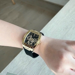 Guess Phoenix |Nam Giới |Chronograph |Dây Cao Su Đen |Máy Pin (Máy Quartz) |Size 43x53mm