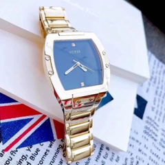 Guess Phoenix |Nam giới |Mặt Đen |Dây Kim Loại Vàng Gold |Máy Pin (Quartz) |Size 43mm