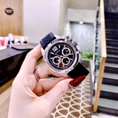 Guess Resistance |Nam Giới |Multifunction |Silver |Dây Silicone Đen |Máy Pin (Quartz) |Size 44mm
