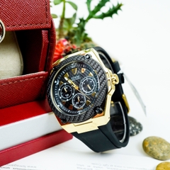 Guess Rigor |Nam Giới |Multifunction |Mặt Đen |Dây Sillicone Đen |Máy Pin (Quartz) |Size 45mm