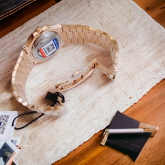Hanboro Full Đá Swarovski |Nam Giới |Rose Gold |Dây Kim Loại |Máy Automatic |Size 42mm
