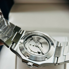 Hanboro Full Đá Swarovski |Nam Giới |Dây Kim Loại |Trắng Silver |Máy Tự Động |Size 42mm