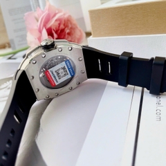 Hanboro Lốc Xoáy |Nam Giới |Đính Full Đá |Dây Cao Su |Máy Cơ (Automatic) |Size 40x48mm