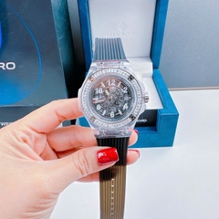 Hanboro Vỏ Case Sillicone |Nam Giới |Đính Đá |Dây Silicone |Máy Cơ (Tự Động) |Size 43mm