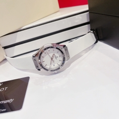 Hublot Geneve |Nữ Giới |Đính Đá Đen |Dây Silicone Trắng |Máy Pin (Máy Quartz) |Size 34mm