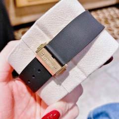 Hublot Geneve |Nữ Giới |Rose Gold |Đính Đá Tròn |Dây Silicone Đen |Máy Pin (Máy Quartz) |Size 34mm