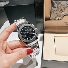 Hublot Classic |Nam Giới |6 Kim |Chronograph |Mặt Đen |Dây Kim Loại |Máy Pin (Máy Quartz) |Size 42mm
