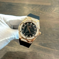 Hublot Classic Orlinski |Nam Giới |Đính Đá |Vàng Gold |Dây Silicone Đen |Máy Cơ (Automatic) |Size 42mm