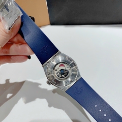 Hublot Classic Orlinski |Nam Giới |Silver |Dây Silicone Xanh |Máy Cơ (Automatic) |Size 42mm