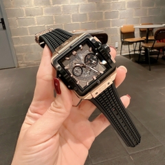 Hublot Square Bang Unico |Nam Giới |Mặt Vuông |Rose Gold |Dây Silicone |Máy Pin (Máy Quartz) |Size 42x42mm