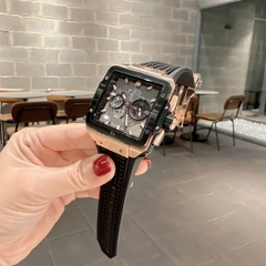 Hublot Square Bang Unico |Nam Giới |Mặt Vuông |Rose Gold |Dây Silicone |Máy Pin (Máy Quartz) |Size 42x42mm