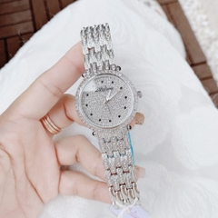 Melissa Full Đá Swarovski |Nữ Giới |Mặt Tròn |Dây Kim Loại Silver |Máy Pin (Quartz) |Size 36mm