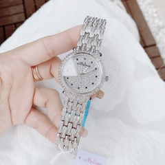 Melissa Full Đá Swarovski |Nữ Giới |Mặt Tròn |Dây Kim Loại Silver |Máy Pin (Quartz) |Size 36mm