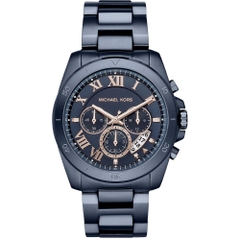 Michael Kors Brecken |Nam Giới |Mặt Chronograph |Dây Kim Loại Xanh Navy |Máy Pin (Quartz) |Size 45mm