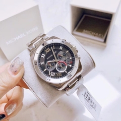 Michael Kors Brecken |Nam Giới |Mặt Đen |Dây Kim Loại Silver |Máy Pin (Quartz) |Size 45mm
