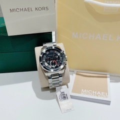 Michael Kors Brecken |Nam Giới |Mặt Đen |Dây Kim Loại Silver |Máy Pin (Quartz) |Size 45mm