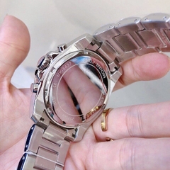 Michael Kors Brecken |Nam Giới |Mặt Xanh Dương |Dây Kim Loại Silver |Máy Pin (Quartz) |Size 45mm