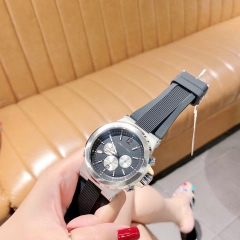 Michael Kors Dylan Chronograph |Nam Giới |Silver |Dây Sillicone Đen |Máy Pin (Quartz) |Size 48mm