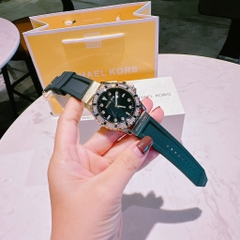 Michael Kors Everest |Unisex |Vàng Gold |Dây Cao Su Đen |Máy Pin (Quartz) |Size 42mm